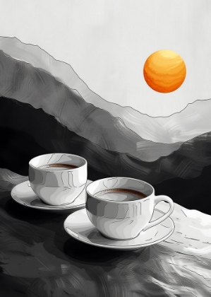 Picture of I LOVE COFFEE FOOD ILLUSTRATION ART (1)