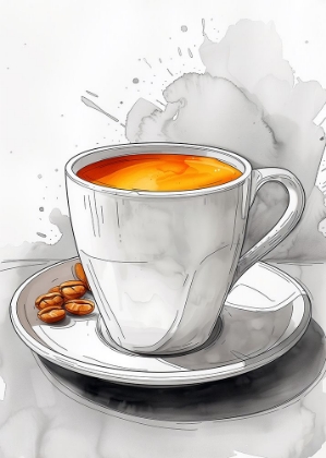 Picture of I LOVE COFFEE FOOD ILLUSTRATION ART (2)