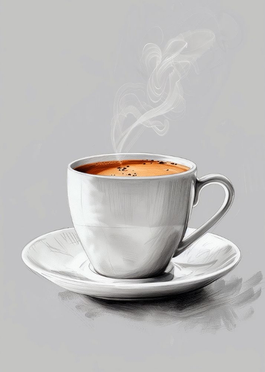 Picture of I LOVE COFFEE FOOD ILLUSTRATION ART (6)