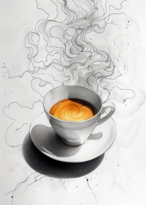 Picture of I LOVE COFFEE FOOD ILLUSTRATION ART (8)