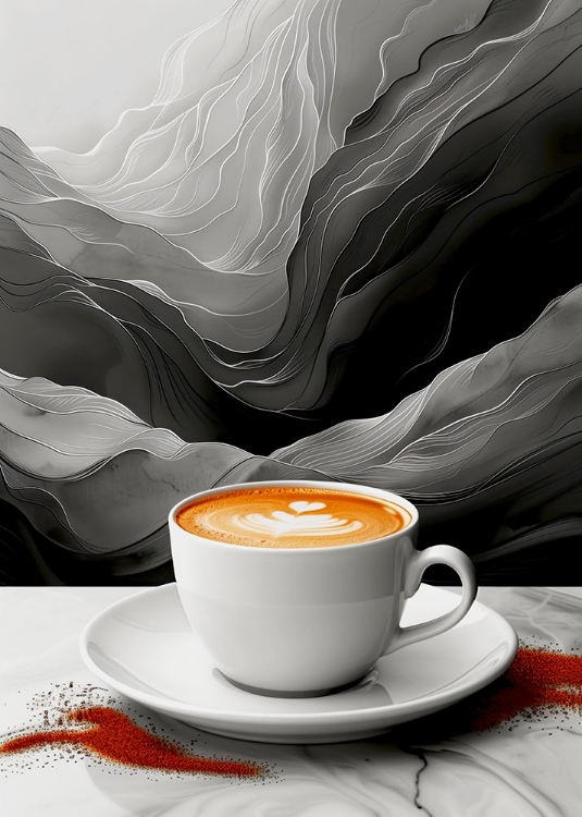 Picture of I LOVE COFFEE FOOD ILLUSTRATION ART (14)