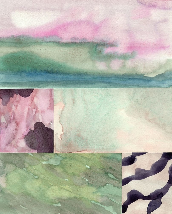 Picture of WATERCOLOR ABSTRACT COMPOSITION 10