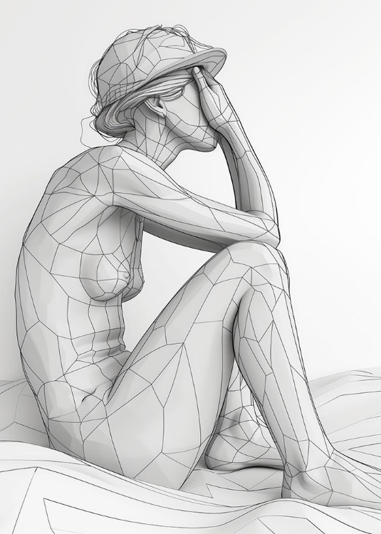 Picture of LINES ART WOMAN 6