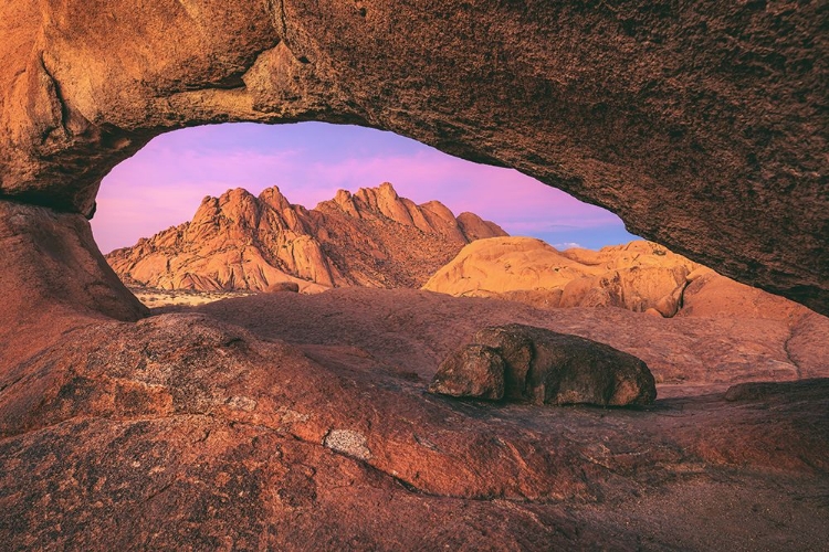 Picture of NAMIBIA - SPITZKOPPE NATURAL ARCH