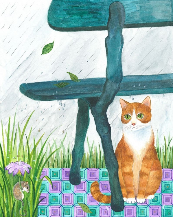 Picture of CAT IN THE RAIN