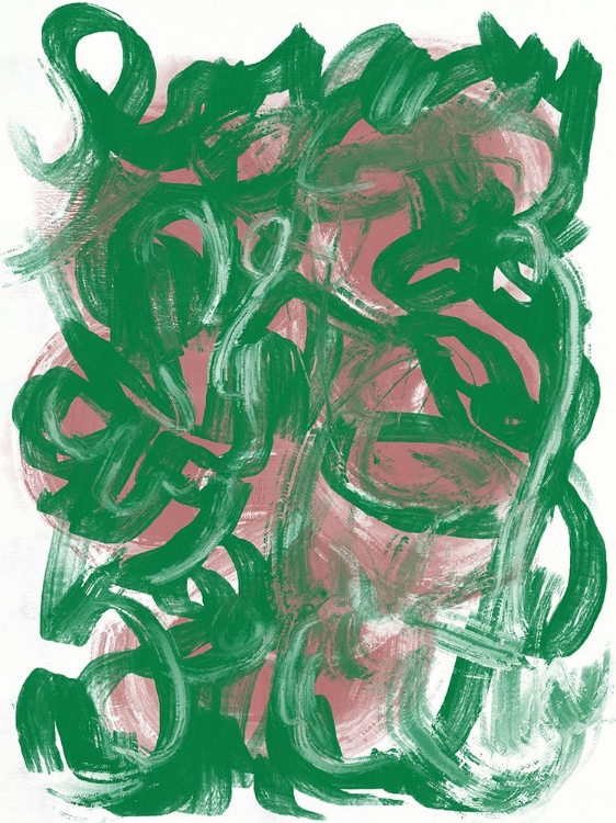 Picture of CHAOS GREEN LARGE ABSTRACT