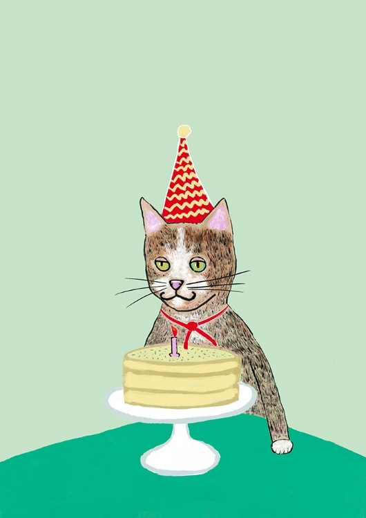 Picture of BIRTHDAY CAT