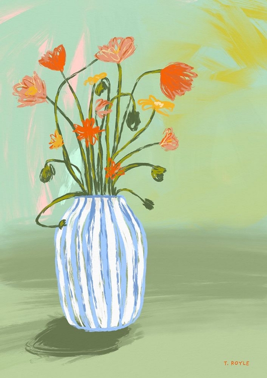 Picture of THE STRIPED BLUE VASE