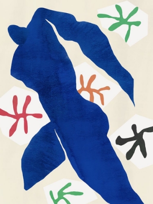 Picture of BLUE CUT OUT ABSTRACT FIGURE