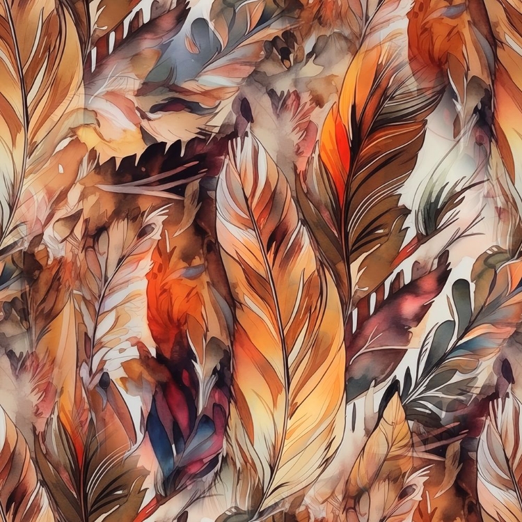 Picture of WATERCOLOR FEATHERS 26