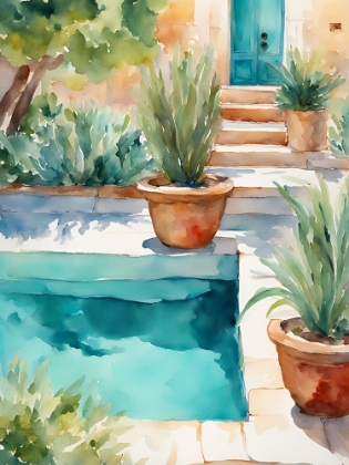 Picture of POOL WITH PLANTS