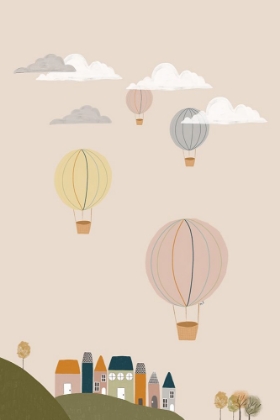 Picture of HOT AIR BALLOONS 24X36