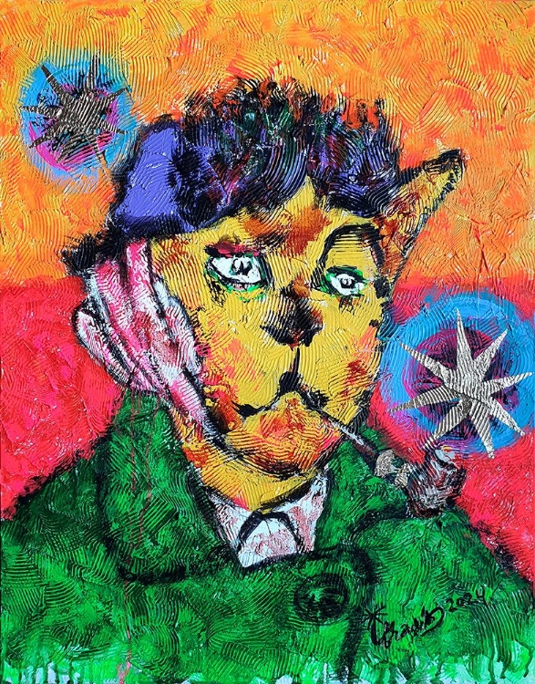 Picture of SELF PORTRAIT AS VAN GOGH