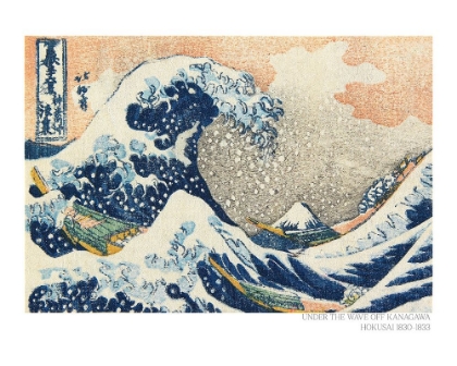 Picture of HOKUSAIS UNDER THE WAVE OFF KANAGAWA (1830 1833)