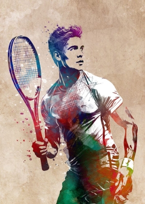 Picture of TENNIS PLAYER SPORT ART