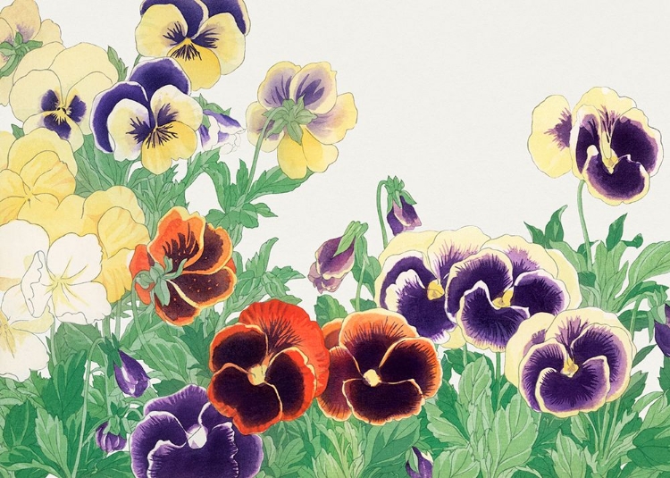 Picture of VINTAGE PANSY FLOWER NO.2