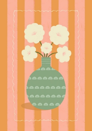 Picture of FLOWERS IN GREEN VASE