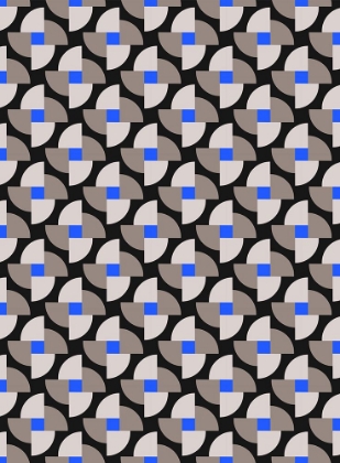 Picture of FLUGER PATTERN IN BLACK AND BLUE STYLISH MINIMAL WALLPAPER PATTERN