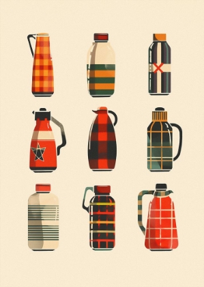 Picture of RETRO THERMOS PRINT