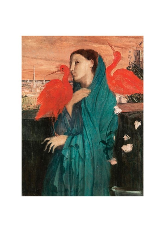 Picture of YOUNG WOMAN WITH IBIS NO.2