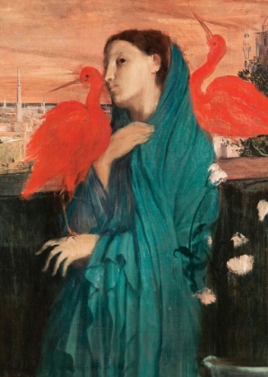 Picture of YOUNG WOMAN WITH IBIS