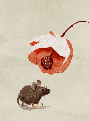 Picture of MOUSE AND FLOWER