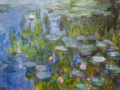 Picture of CLAUDE MONETS WATER LILIES (1915)