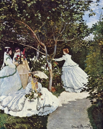 Picture of CLAUDE MONETS WOMEN IN THE GARDEN (1866)