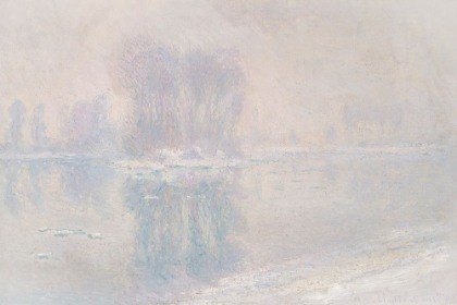 Picture of ICE FLOES (1893) BY CLAUDE MONET