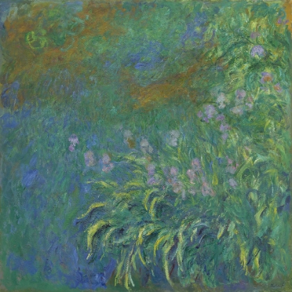 Picture of IRISES BY CLAUDE MONET