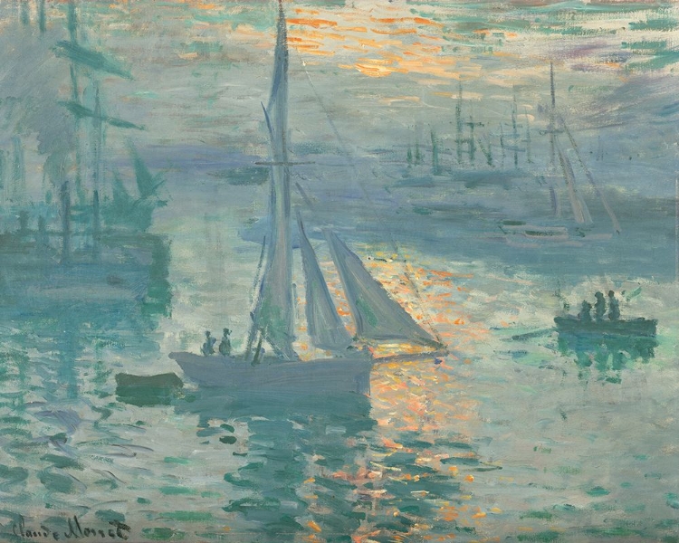 Picture of SUNRISE (1873) BY CLAUDE MONET