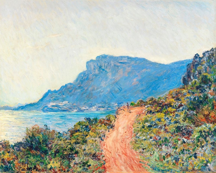 Picture of THE CORNICHE NEAR MONACO (1884)