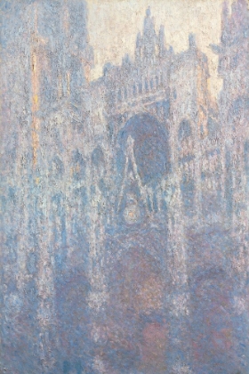 Picture of THE PORTAL OF ROUEN CATHEDRAL IN MORNING LIGHT (1894)