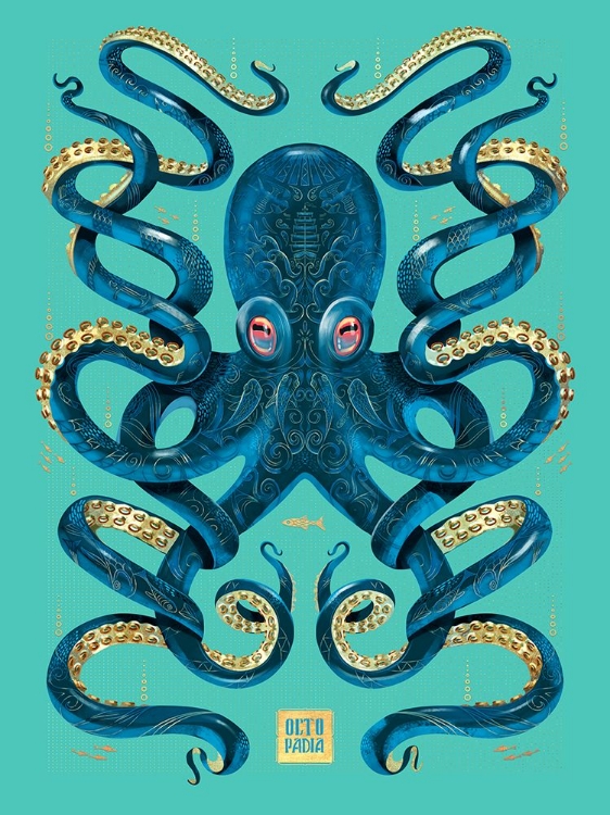 Picture of OCTOPUS BLUE A GOLD