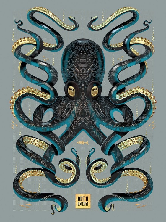 Picture of OCTOPUS BLACK A GOLD