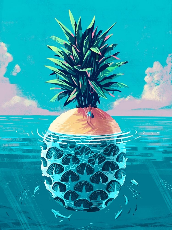 Picture of STRANDED ON PINEAPPLE ISLAND