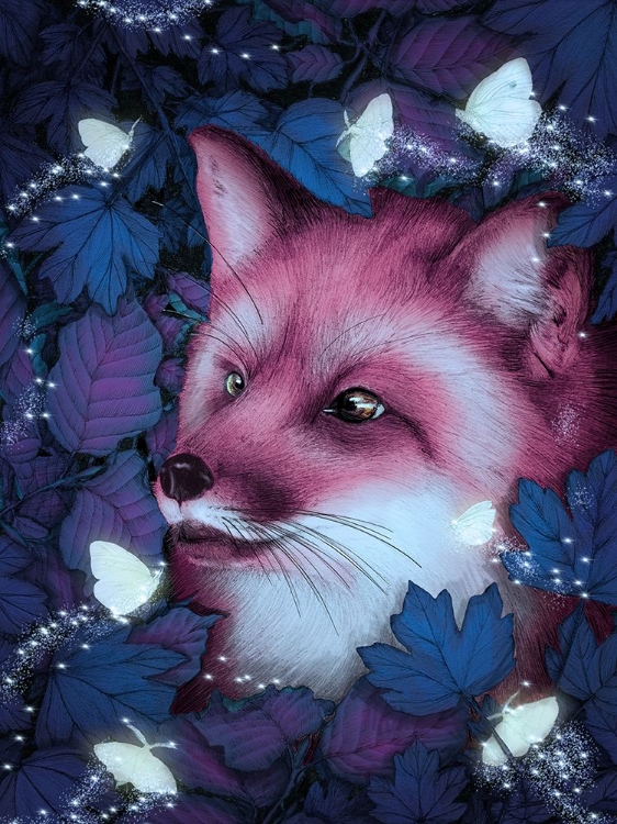 Picture of FOX IN THE MIDNIGHT FOREST ORIGINAL