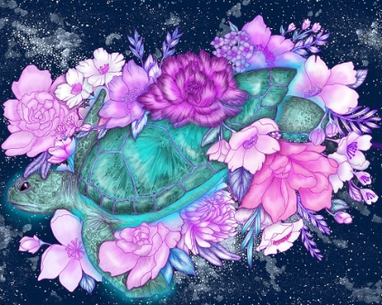 Picture of MAGIC OCEAN SEA TURTLE COLOUR ORIGINAL