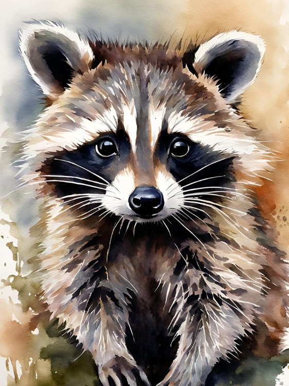 Picture of RACOON AQUARELL