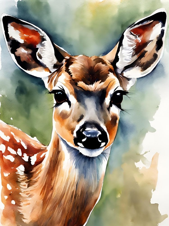 Picture of FAWN AQUARELL