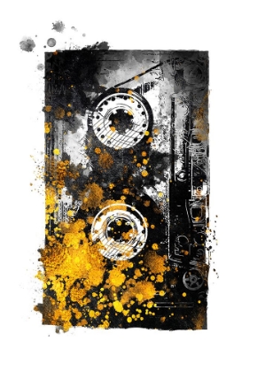 Picture of BLACK AND GOLD MUSIC ART MUSIC TAPE