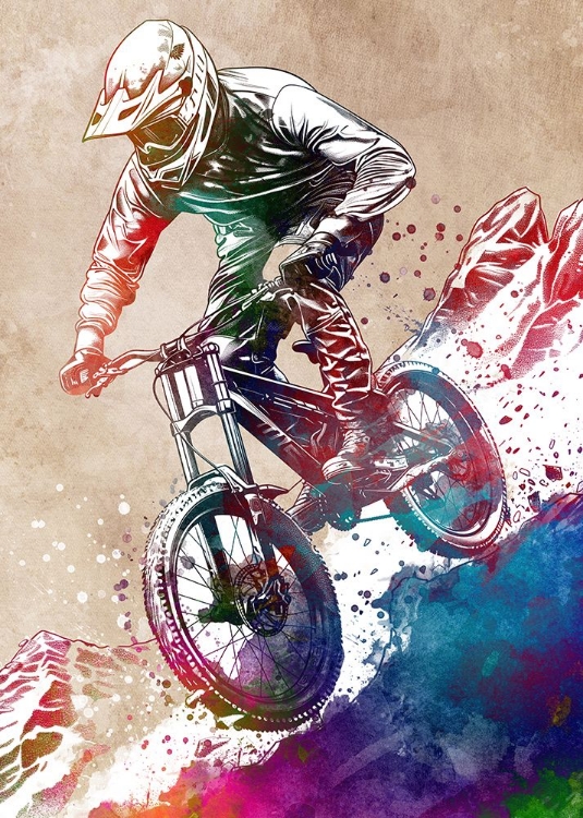 Picture of MTB BIKER ART CYCLING SPORT 4