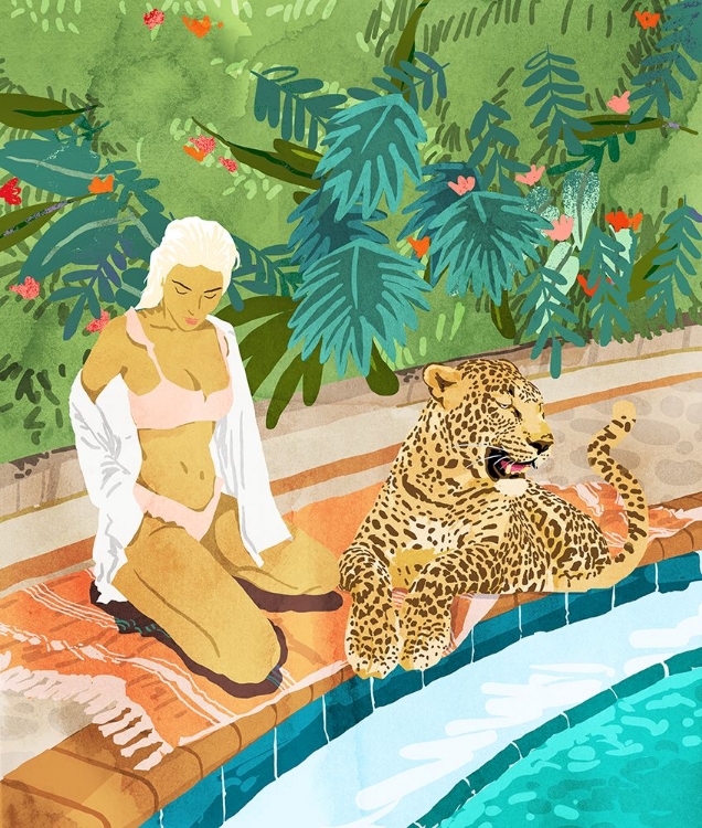 Picture of CHEETAH ON THE WILD SIDE ART PRINT