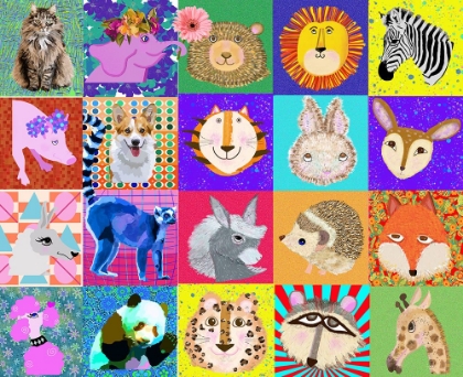 Picture of POP ANIMAL PORTRAITS 2