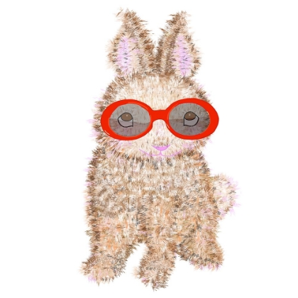 Picture of BUNNY WITH RED SUNGLASSES