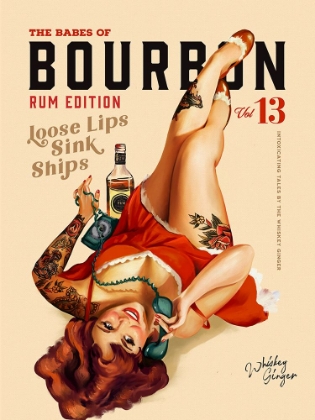 Picture of BABES OF BOURBON VOL 13 RUM DRINKING PINUP GIRL ART