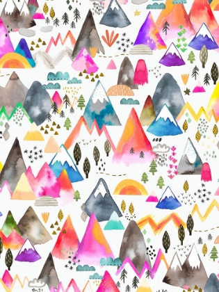 Picture of MAGICAL MOUNTAIN COLORFUL