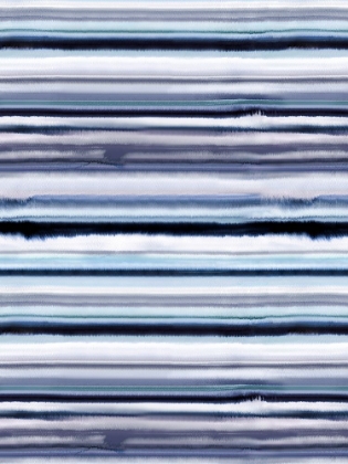 Picture of OMBRE STRIPES WATERCOLOR NAVY