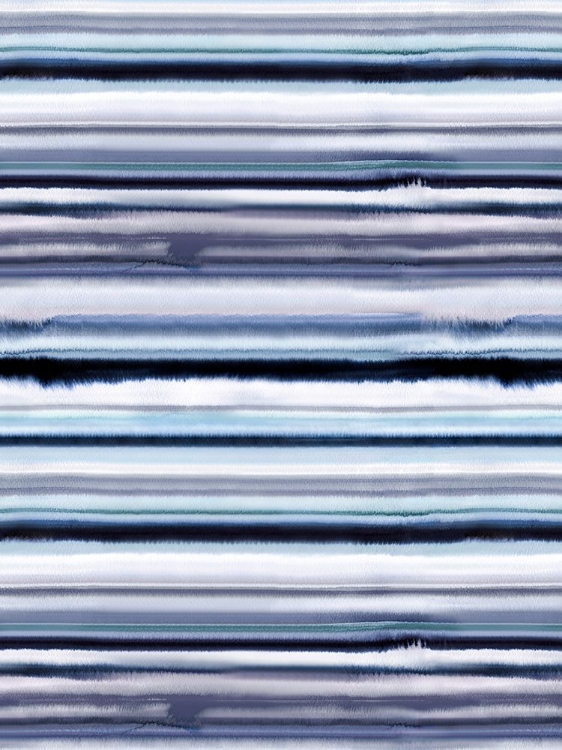 Picture of OMBRE STRIPES WATERCOLOR NAVY