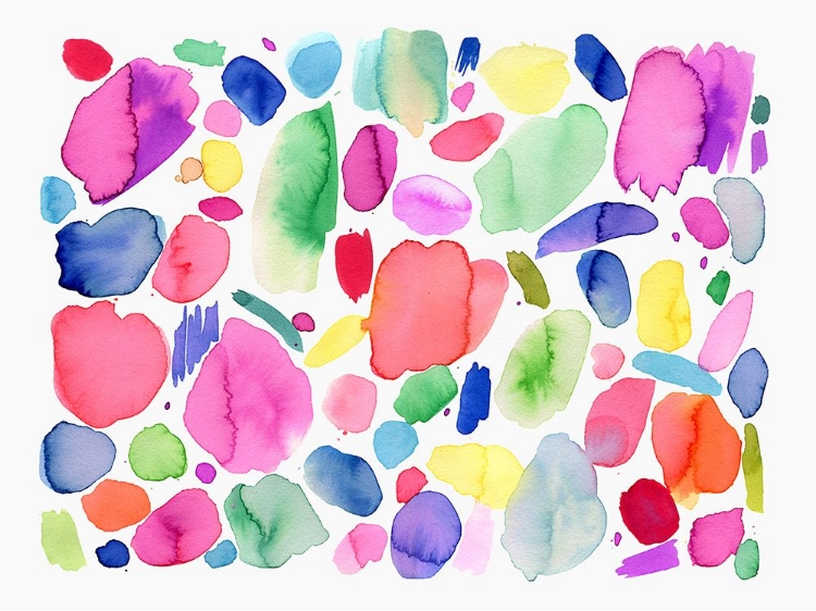 Picture of WATERCOLOUR ABSTRACT SUMMER COLOR JOY